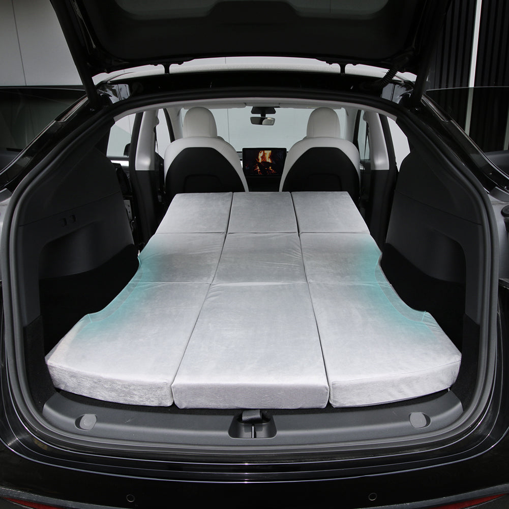 tesmat model 3,tesla model 3 mattress,model 3 camping,tesla model 3 bed,tesla model 3 camping,camping in model 3